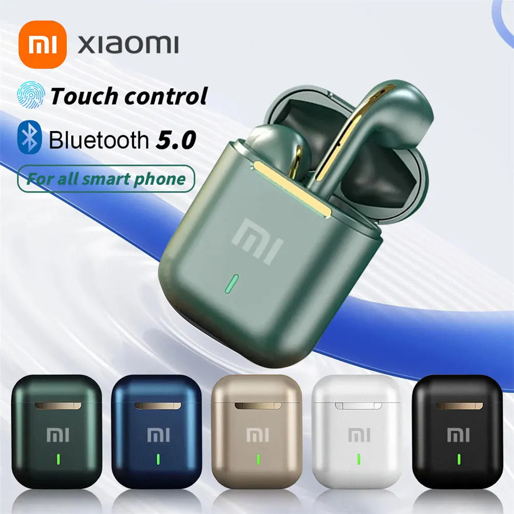 Xiaomi J18 Wireless Earphone Bluetooth Headset 9D Noise Reduction Gaming Headset with Microphone TWS Ear Buds Hands-Free Earbuds
