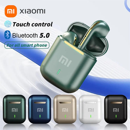 Xiaomi J18 Wireless Earphone Bluetooth Headset 9D Noise Reduction Gaming Headset with Microphone TWS Ear Buds Hands-Free Earbuds